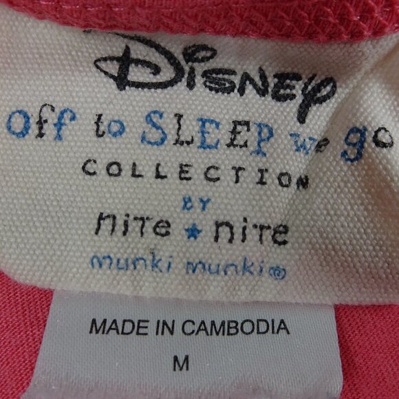 Disney "I Don't Do Mornings" Pink Shirt Medium - Picture 4 of 5